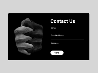 Contact Us : UI Design