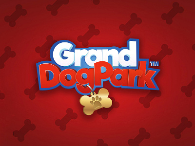 Grand DogPark game logo design