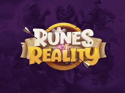 Runes of Reality game logo design