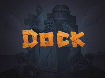 Dock game logo design brand design game gamelogo illustration logo logodesig product ui uidesign vector vectorart videogame
