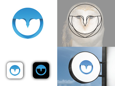OWL logo mark app icon app logo brand mark branding branding logo design gradiant logo graphic design icon logo logo branding logo mark modern logo nft simple logo symbol typography ui ux website logo