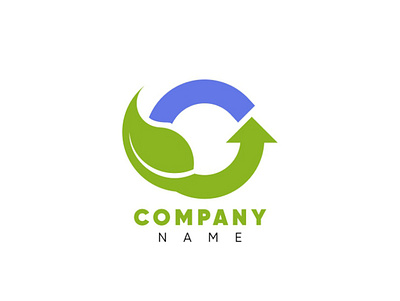 Green Environment Company Logo brand logo branding company logo graphic design logo simple logo vector