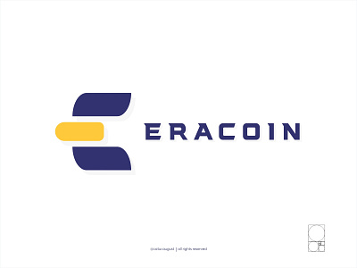 Eracoin Logo Concept brand logo branding coin logo company logo graphic design logo logo concept vector