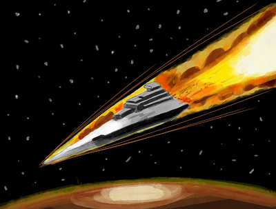 Star Wars: Lost Stars adobe adobe fresco digital art digital painting exercise fresco graphic design illustration painting star wars xppen xppen tablet