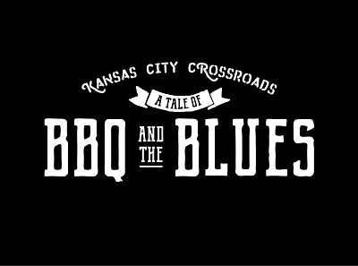 A Tale of BBQ and the Blues | Documentary Title adobe adobe illustrator design graphic design logo movie title title typography