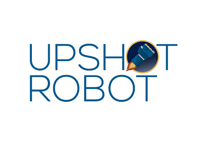 Upshot Robot Logo Concept