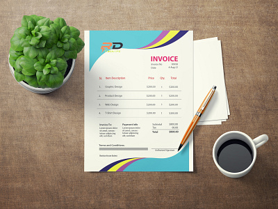 Invoice Design 2021 by Arafat hossain on Dribbble