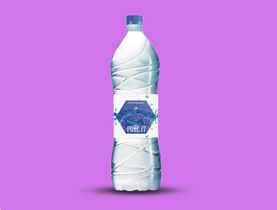 Water Bottle label Design 2021 branding design graphic design illustration