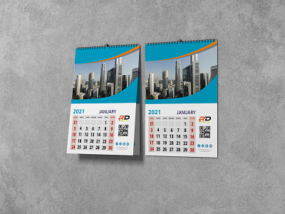 Wall Calendar Design 2021 branding design flyer graphic design illustration