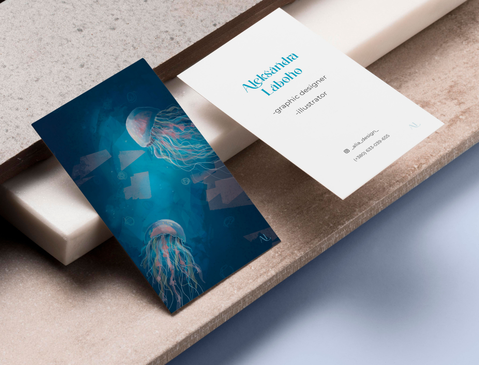 Business card by Александра Лабохо on Dribbble