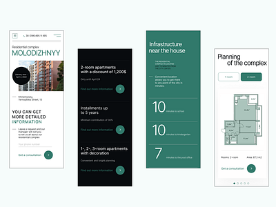 Residential complex Landing page