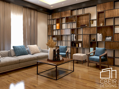 3D Render of a Modern Living Room 3d 3d model 3d render architecture architecture design design illustration interior interior design photoshop render