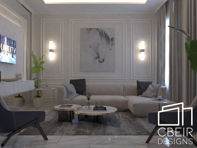 3D Visualization of a Luxury Interior Design