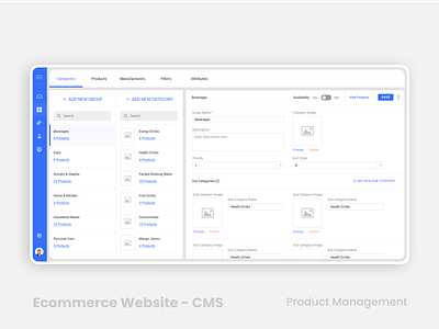 E-commerce Website - Product Management