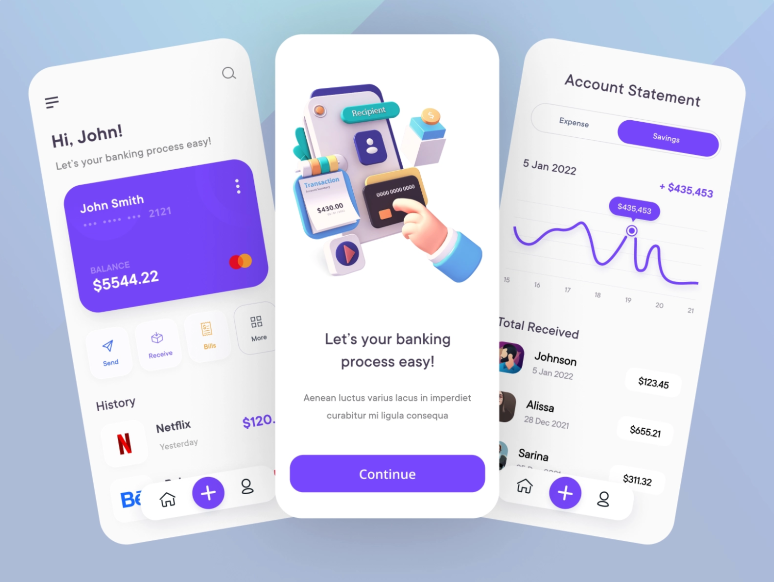 Banking page ui design by Rohit Goyat on Dribbble