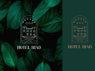 HOTEL RIAD-logo design concept