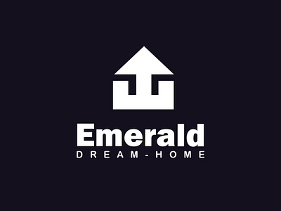 EMERALD-Logo Design Concept brand branding design green home house icon logo logodesign minimal natural negative space nest pine pineshore property real estate smart logo tree tree house