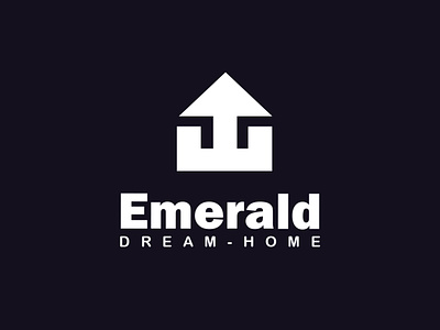 EMERALD-Logo Design Concept brand branding design green home house icon logo logodesign minimal natural negative space nest pine pineshore property real estate smart logo tree tree house