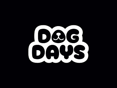DOG DAYS-Logo Design Concept abstract animal branding design dog doggy glitch graphic design icon illustration logo mark pet run running vector wolf