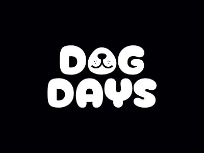 DOG DAYS-logo design animal branding cartoon cat cute design dog friends geometric illustration logo mark mascot original pet premium simple vector vet
