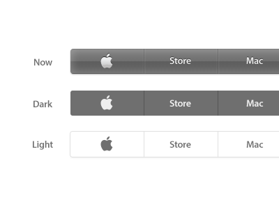 Apple.com Navigation Redesign apple clean flat ios7 menu navigation redesign subtle ui