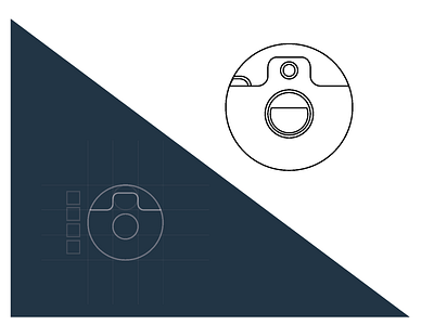 Pixel Lite Logo camera illustrator lite simple