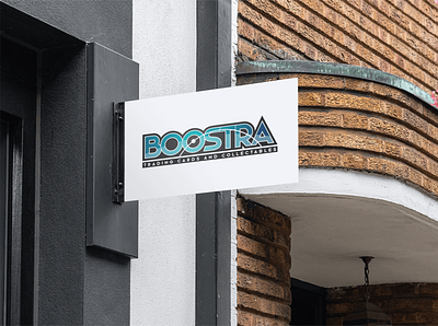 Boostra - Trading cards and collectables branding collectables graphic design logo vector wordmark