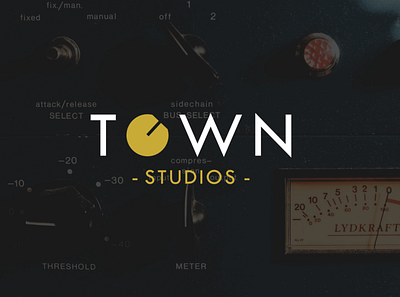 Town Studios brand brandidentity branding graphic design logo mastering music studio wordmark