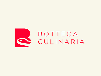 Bottega Culinaria b bottega butcher culinaria logo macellaio macelleria meat monogram