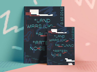 Poster design | Land Wars | ARCI series arci design manifesto mockup poster swiss typography