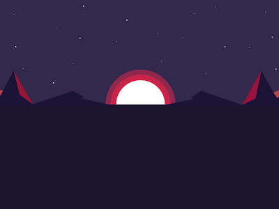 Sunset Illustration