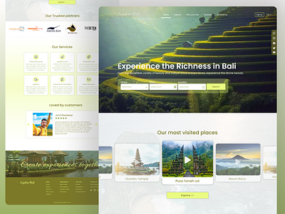 Bali website bali baliwebsite figma ui uiux ux uxdesign website