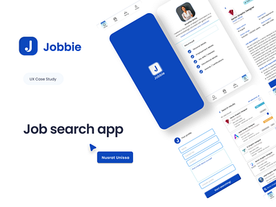 UX design Case study appdesign casestudy dailyui designcasestudy jobapp jobsearch ui uiux ux uxcasestudy uxdesign