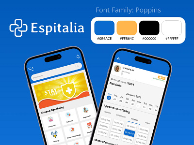 Espitalia 3d animation app design branding design graphic design logo mobile app motion graphics ui