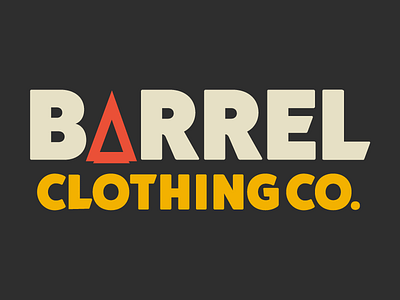 Barrel Clothing Co Logo brand colour guide branding identity lifestyle logo logotype typography visual identity wordmark