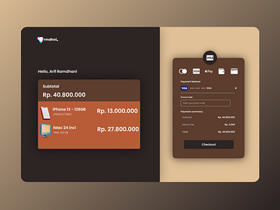 Checkout Landing app branding checkout landing checkoutweb clean dailyui dark design figma graphic design illustration ui uidesign ux uxdesign web