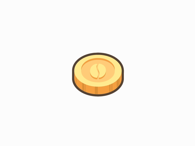 falling coins animation gif