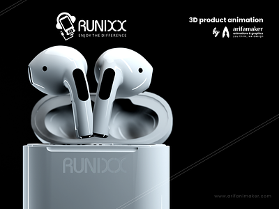 3D Animation | Product Film-Runixx TWS Earbuds | arifanimaker 3d product animation 3d product film animation arifanimaker id film product film tws earbuds