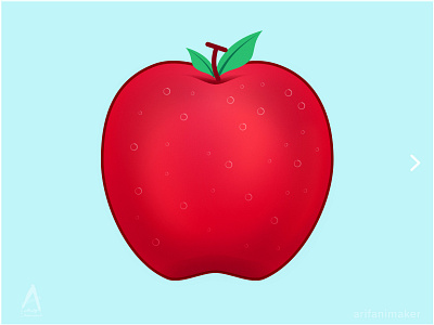 A for Apple - Fruits Nutritions a-z a for apple affinitydesigner apple apple fruit apple illustration apple nutrition information apple vector arifanimaker colors cute apple dribbble first shot dribbble invite first shot firstshot health is wealth health tip healthiswealth illustration instagram post nutrition
