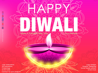 Happy Diwali banner design diwali 2019 diwali poster graphicdesign happy diwali poster design social media design
