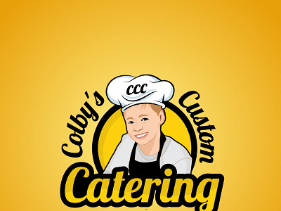 Colby's Custom Catering - Creative Logo Design branding design graphic design icon illustration logo ui ux vector