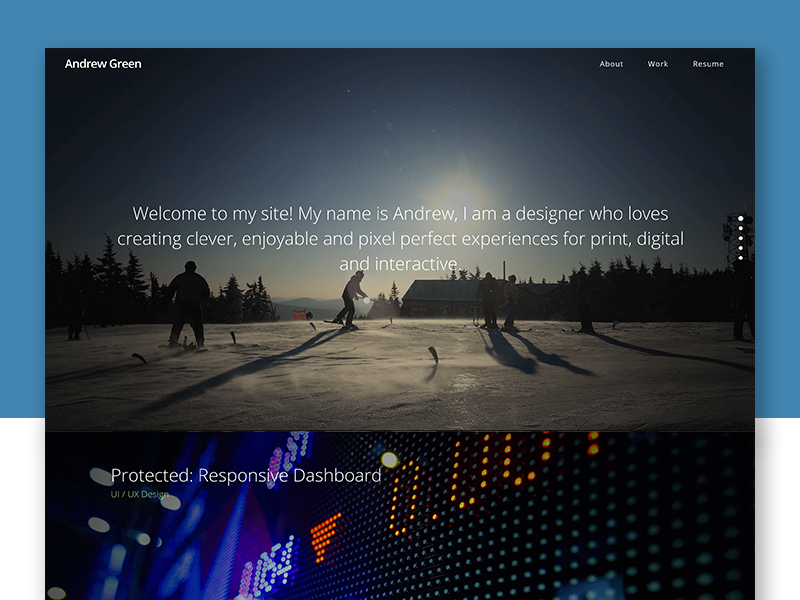 Web Preview portfolio wordpress ux ui art direction web design