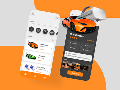 Car Rent Application - A Case Study car detail marketplace ui