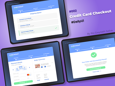 Daily UI #002 | Credit Card Checkout