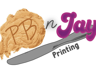 PBnJay Printing Logo branding graphic design logo