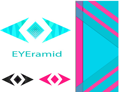Eyramid; Logo based one Eye and Pyramid! design eye logo flat graphic design icon illustration logo logo design minimalist modern logo vector