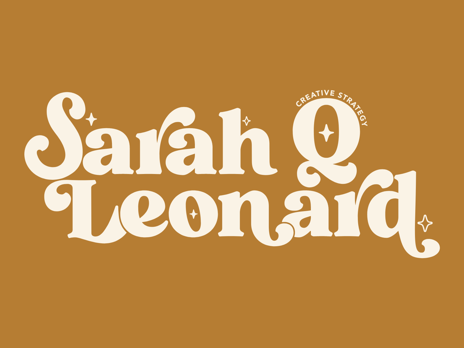 Branding for Sarah Q Leonard brand identity branding colorful design feminine gif graphic design logo vector