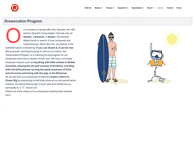 Vector Illustration for Website | Vacation Policy