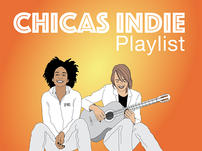Chicas Indie: A Spotify Playlist Cover