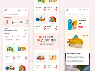 Toy App Design Challenge